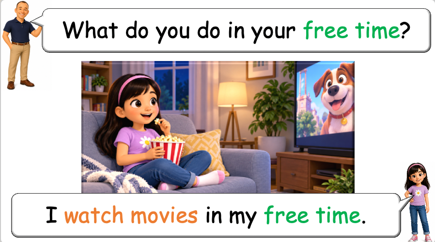 Grade 4 - ESL Lesson - Hobbies and Free Time