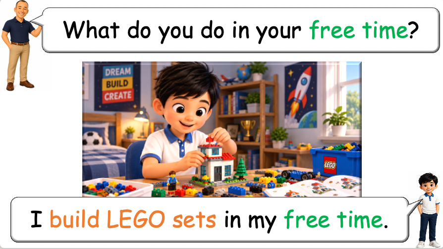 Grade 4 - ESL Lesson - Hobbies and Free Time