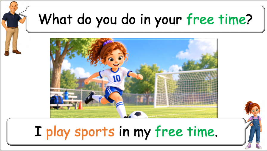 Grade 4 - ESL Lesson - Hobbies and Free Time