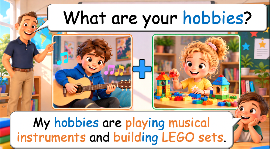 Grade 4 - ESL Lesson - Hobbies and Free Time