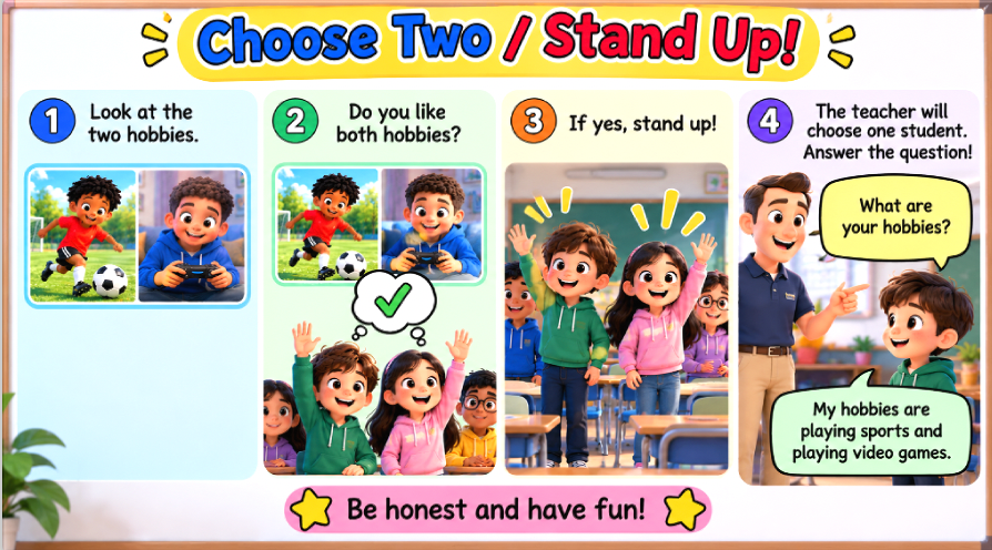Grade 4 - ESL Lesson - Hobbies and Free Time