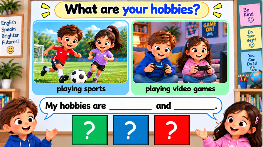 Grade 4 - ESL Lesson - Hobbies and Free Time