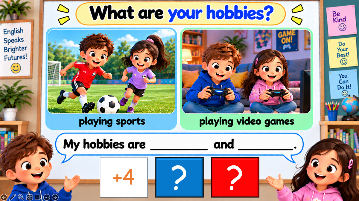 Grade 4 - ESL Lesson - Hobbies and Free Time