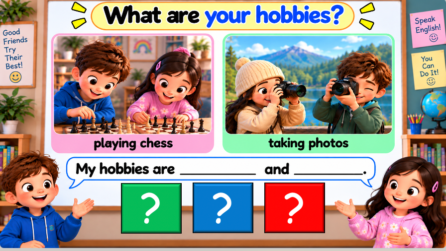 Grade 4 - ESL Lesson - Hobbies and Free Time