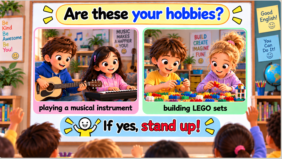 Grade 4 - ESL Lesson - Hobbies and Free Time