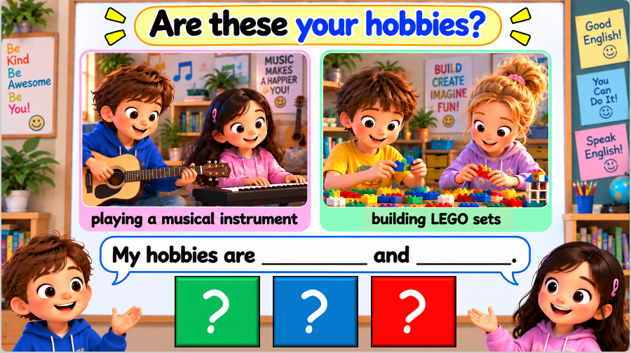 Grade 4 - ESL Lesson - Hobbies and Free Time