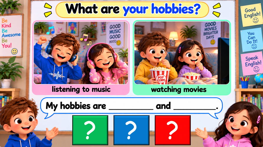 Grade 4 - ESL Lesson - Hobbies and Free Time