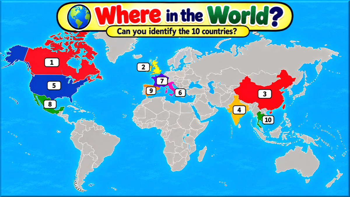 Grade 4-5 - ESL Lesson - Food Around the World - Part 1 - Countries