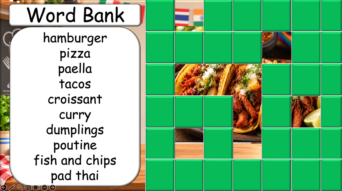 Grade 4-5 - ESL Lesson - Food Around the World - Part 2 - Food