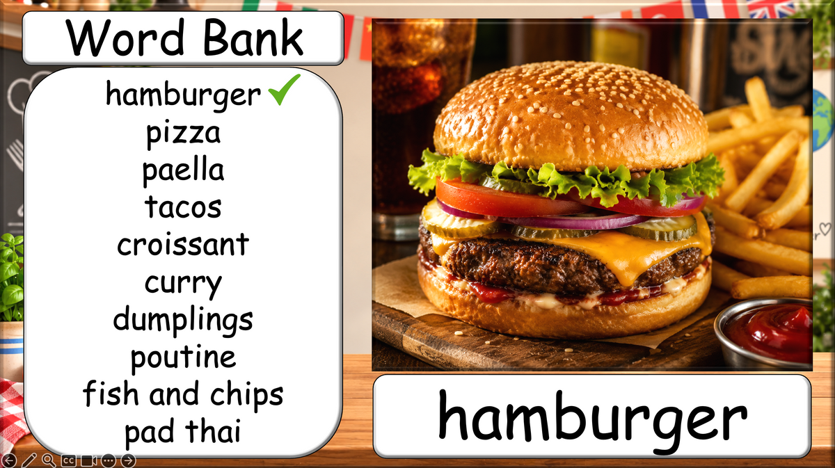Grade 4-5 - ESL Lesson - Food Around the World - Part 2 - Food