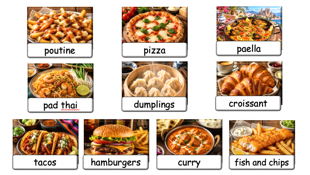 Grade 4-5 - ESL Lesson - Food Around the World - Part 2 - Food