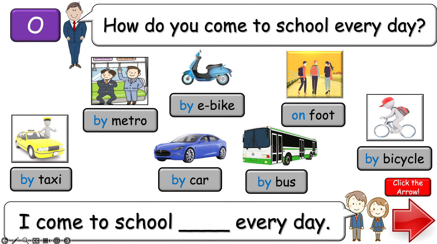 Grade 6-8 - ESL Lesson - First Day of School - Getting to know you